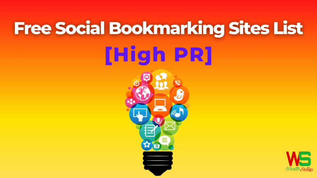 Free Social Bookmarking Sites List With High PR